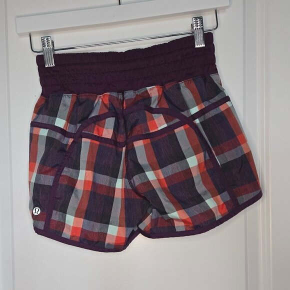 Tracker Short II *2-way Stretch - 4 Wheezy Check Multi Heathered Berry Yum Yum - Picture 4 of 6